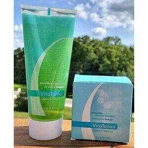 Avon VitaTonics Lot of (2) Shower Gel and Bar Soap NOS Discontinued